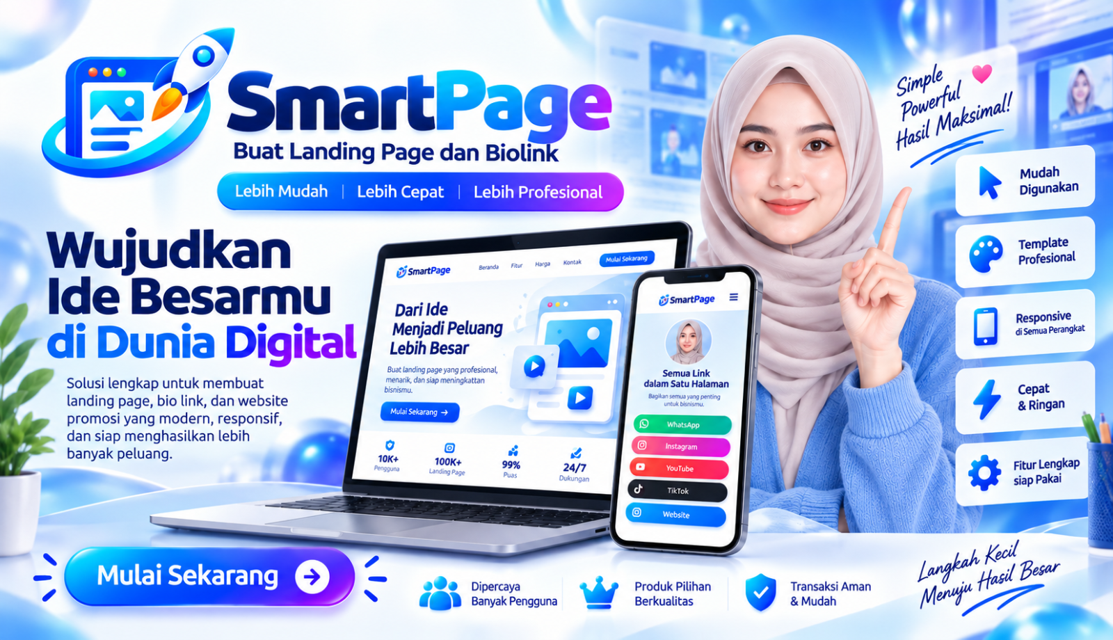 SmartPage Landing Page Preview